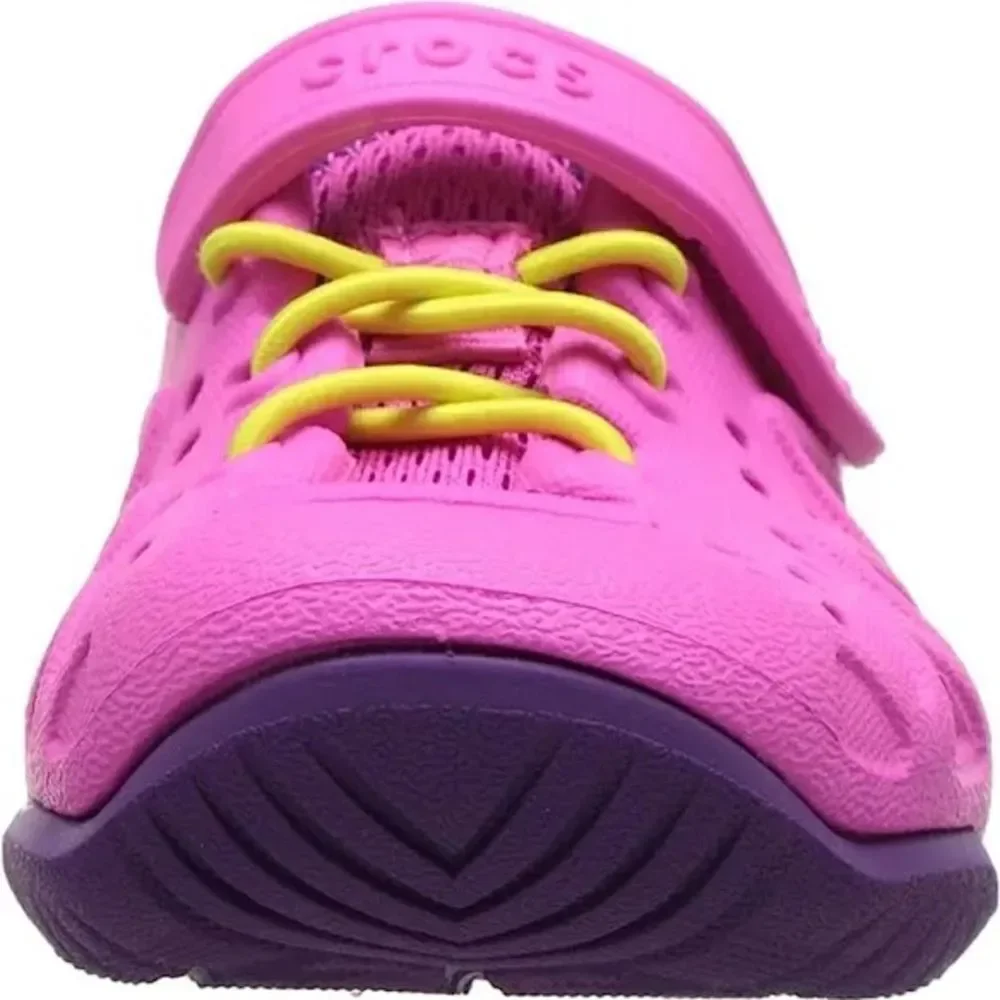 NWT New CROCS Swiftwater Play Land to Water Shoes Neon Magenta Pink Purple 1